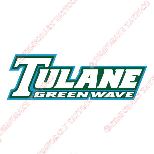 Tulane Green Wave Customize Temporary Tattoos Stickers NO.6610